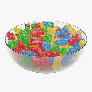 Gummy Bears in Bowl