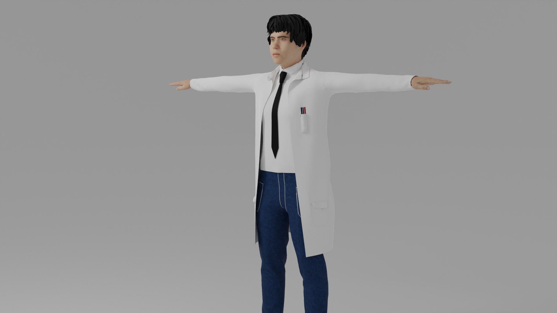 Scientist Man 3D - TurboSquid 2041857