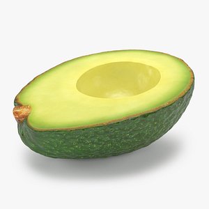 Avocado Half 3D model