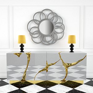 Boca do Lobo LAPIAZ SIDEBOARD  LIBERTY MIRROR