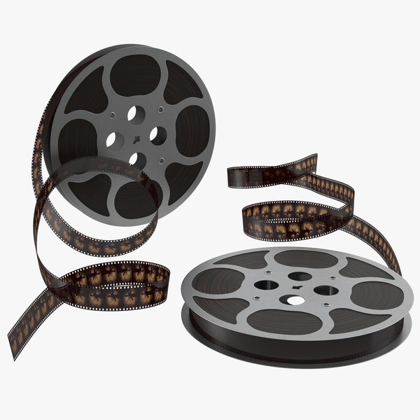 3ds max video film reel set