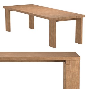 3D model TAVIRA RECTANGULAR DINING TABLE