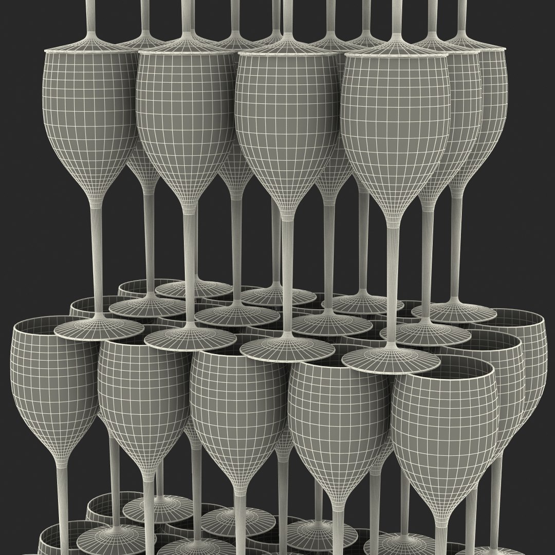 Wine Glass 3d Model