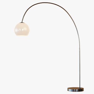 Overarching Acrylic Shade Floor Lamp
