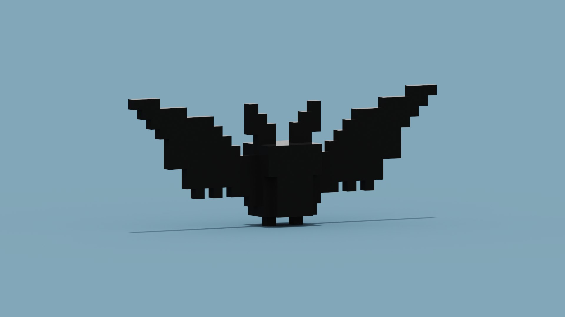 3D Voxel Bat Model - TurboSquid 1955624