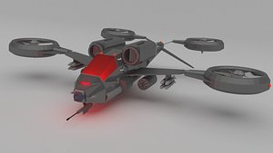 futuristic helicopter