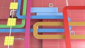 PRODUCTION LINE CONVEYOR - MOTION GRAPHICS