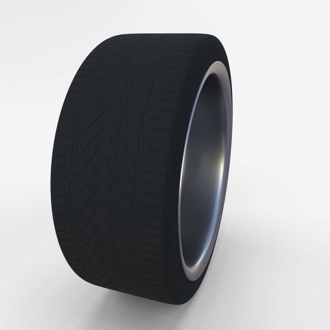 3d Model Tesla 3 Rim