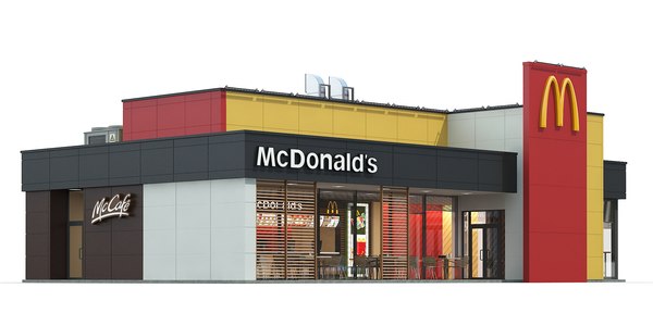 3D mcdonalds restaurant - TurboSquid 1346367