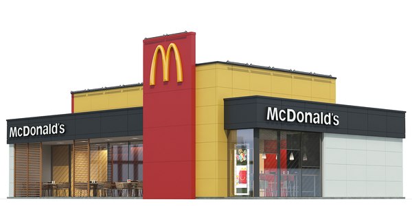 3D mcdonalds restaurant - TurboSquid 1346367