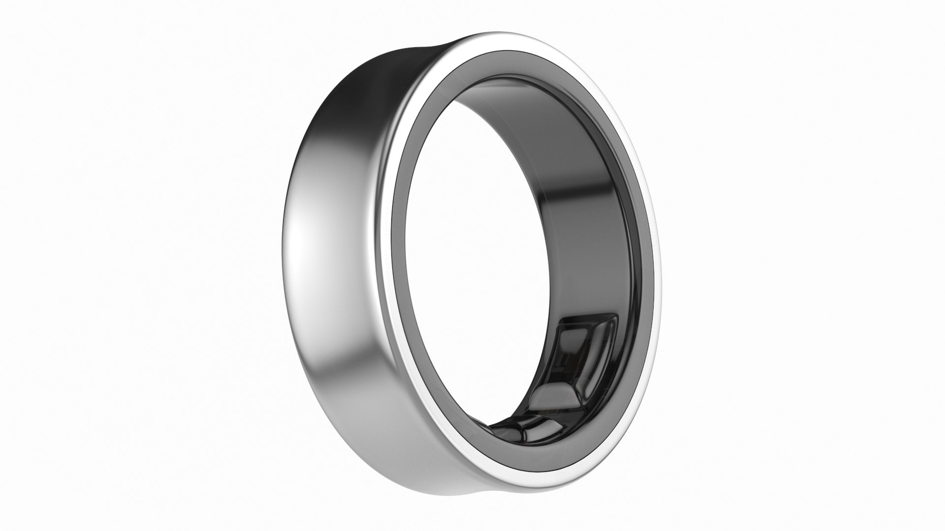 Smart Ring Silver(1) 3D model preview