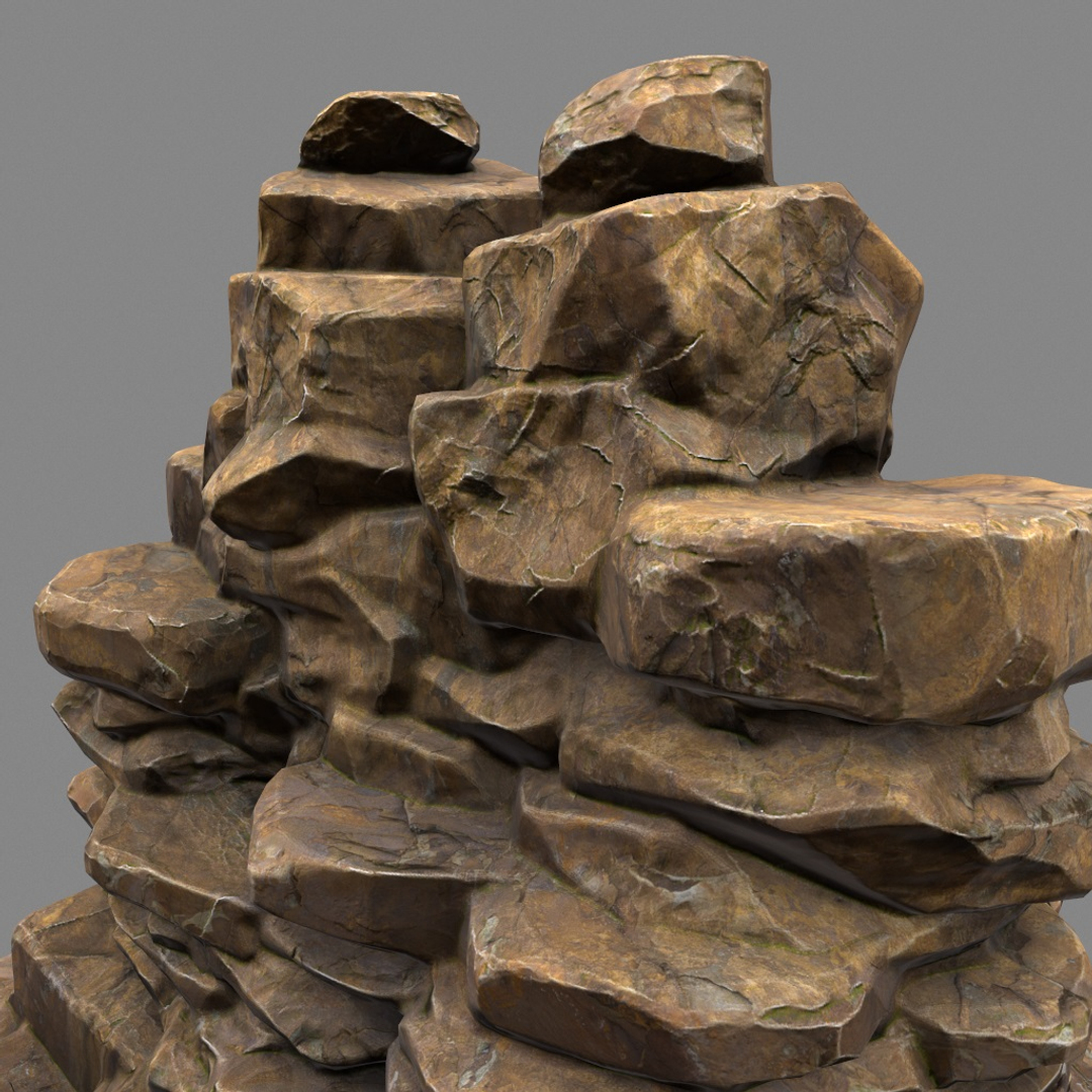 3d model mountain 9