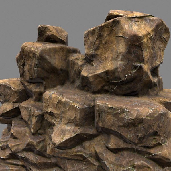 3d model mountain 9