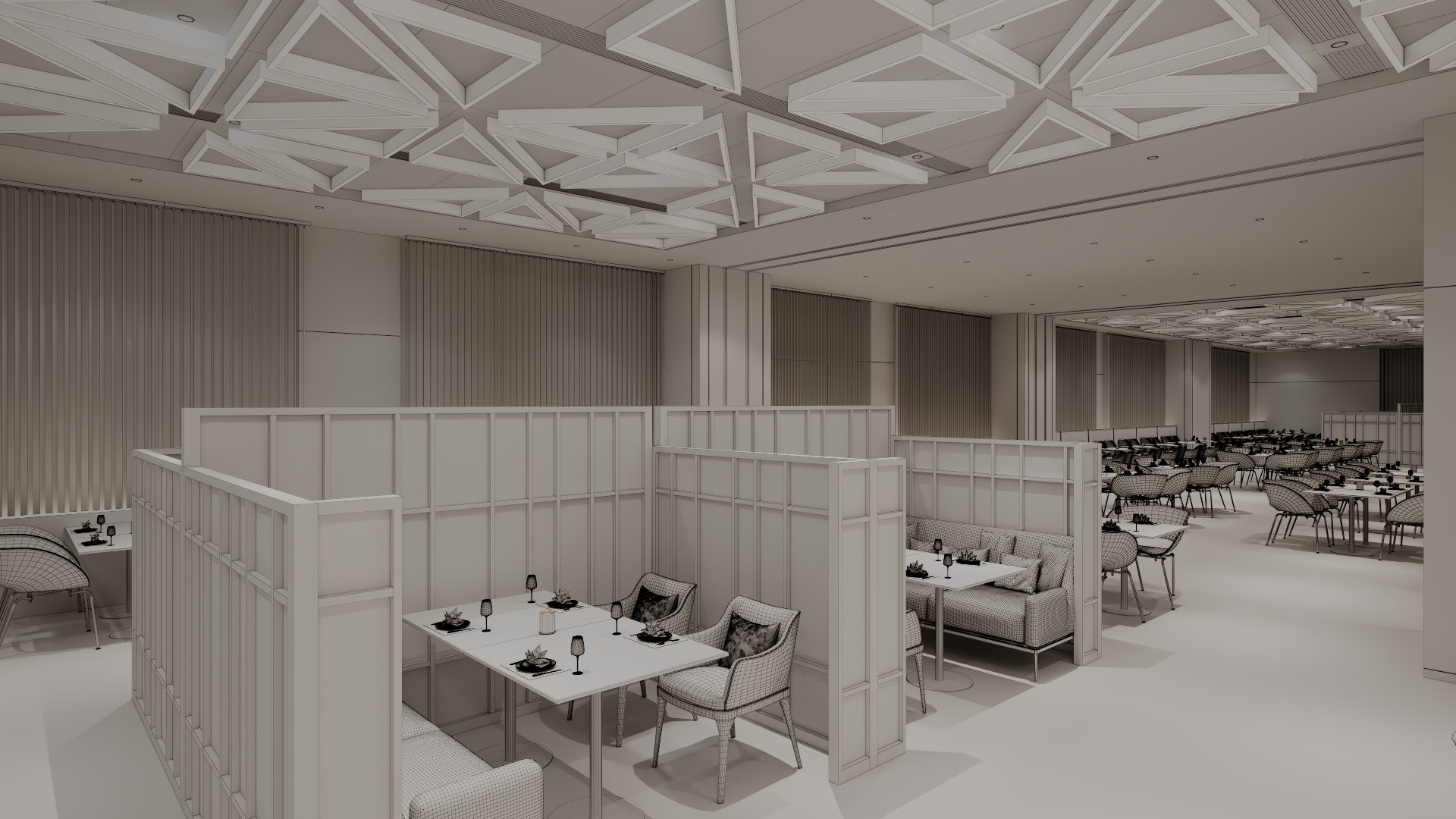 Restaurant 3D Model - TurboSquid 2087326