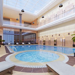 3D real indoor pool model