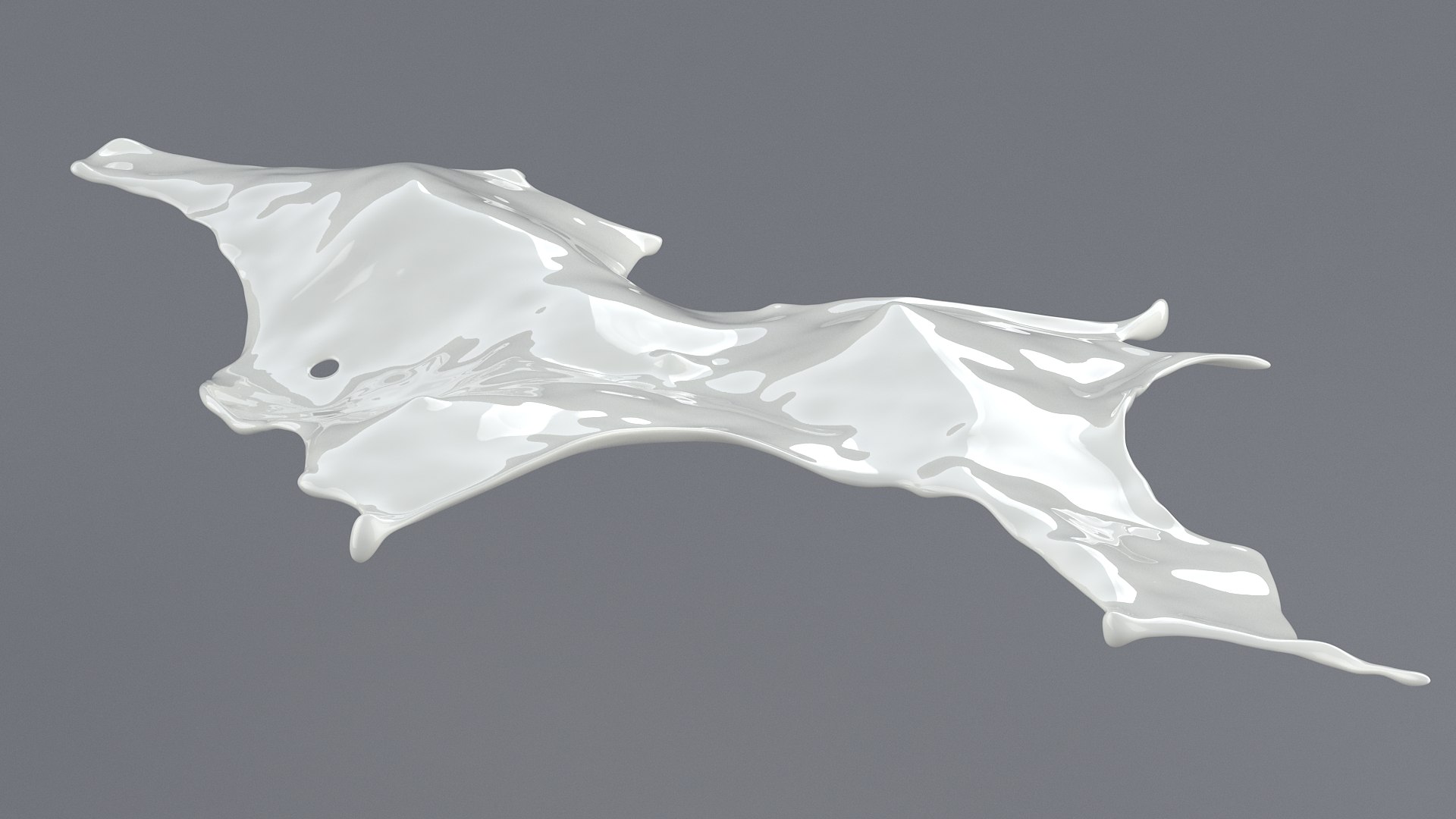 Splash Flat 01 3D model - TurboSquid 1718081