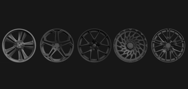modelo 3d Car Wheels and Rims - TurboSquid 2046823