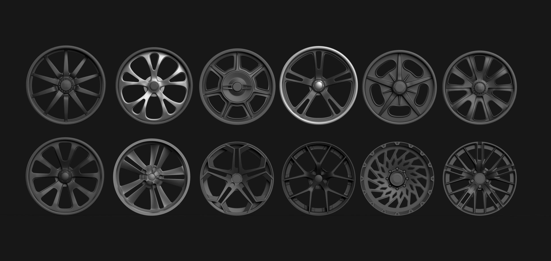 3D model Car Wheels and Rims - TurboSquid 2046823