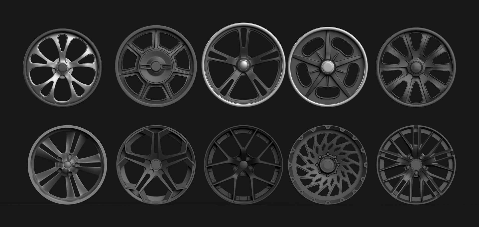 3D model Car Wheels and Rims - TurboSquid 2046823