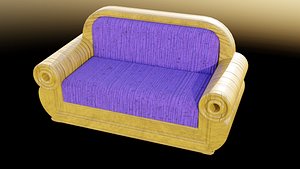 Barrel sofa