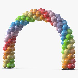 Party Balloon Arch Multicolor