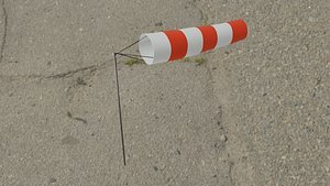 3D wind signal flag model