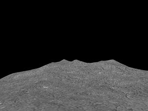 free rocky terrain 3d model