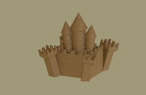 3D Sandcastle