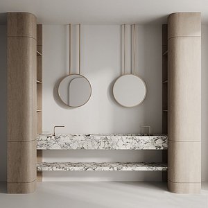 Bathroom 01 3D model