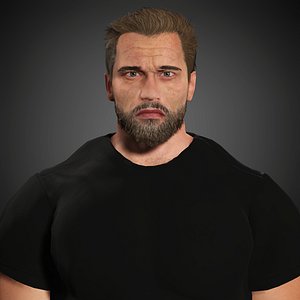 Arnold Schwarzenegger Character 3D model