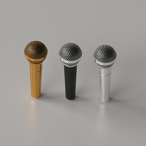 microphone mic 3D model