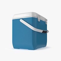 Portable 28 Quart Cool Box Rigged for Cinema 4D