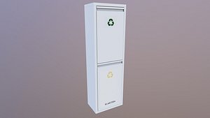 2  Sorting Dust Box Trash Can 3D model