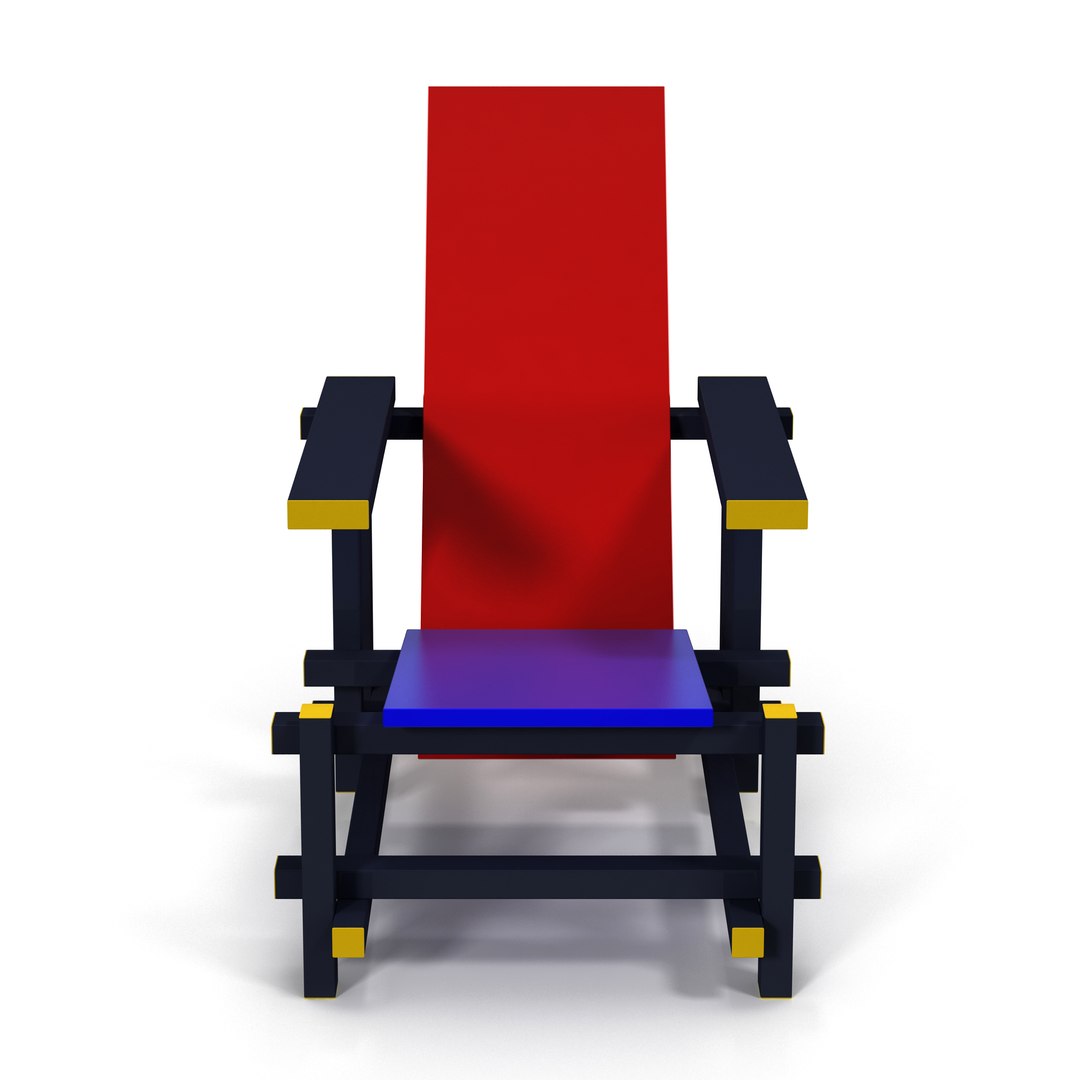 Red Blue Chair Max Free