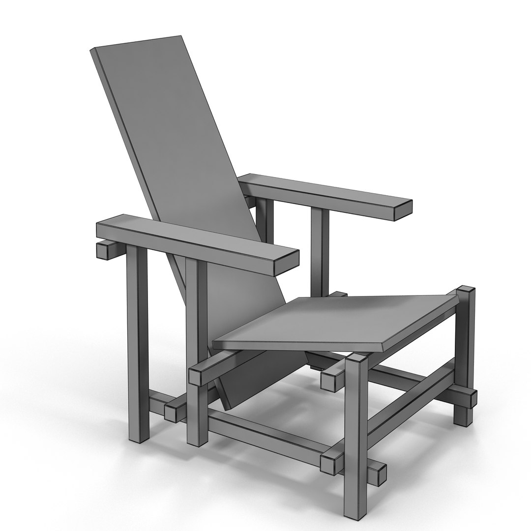 Red Blue Chair Max Free