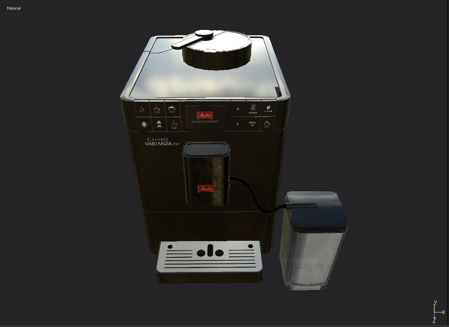 3D melitta caffeo varianza pbr model - TurboSquid 1193174