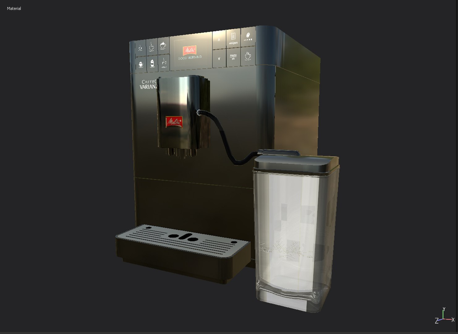 3D melitta caffeo varianza pbr model - TurboSquid 1193174
