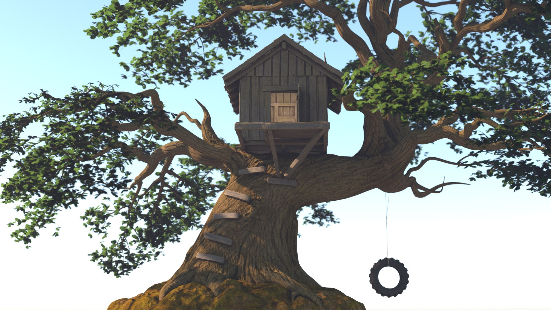 Tree House 3D model - TurboSquid 1810691
