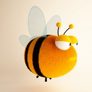 3D Bee Cartoon 02