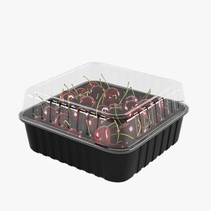 Cherries in Plastic Container