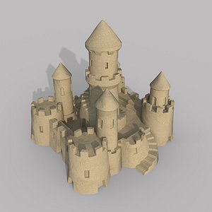 3D sand castle