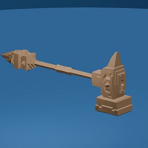Dwarven War Hammer 3D