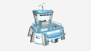 Police Building Isometric 3D - TurboSquid 1646731