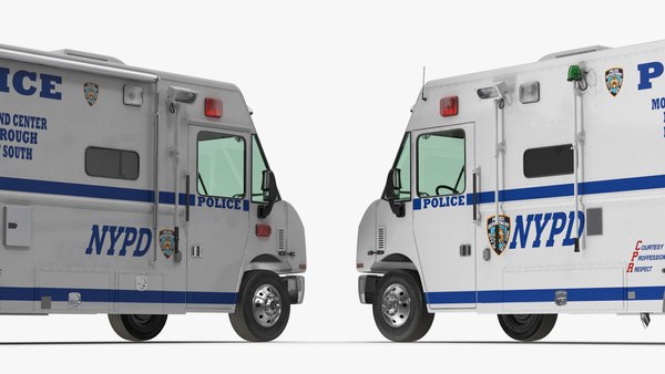 modelo 3d Centro de comando móvil de la policía de Nueva York ...