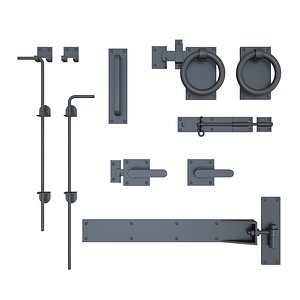 Gate Hardware Kit 3D model