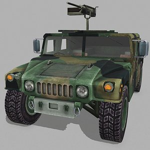 army vehicle 3D model