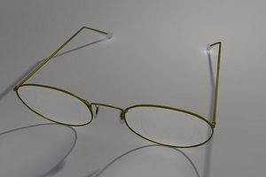 Gold Vintage Eye Glasses