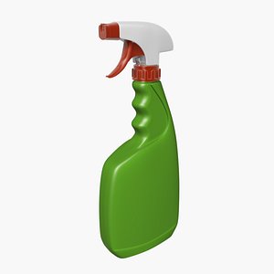 spray bottle 3d 3ds