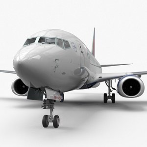 Delta Air Lines Boeing 737-900 with Cabin and Doors Rigged for Maya