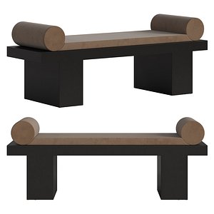 Cragg Wood Bench 3D
